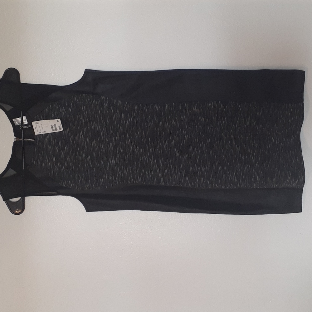 NWT Sleeveless black dress